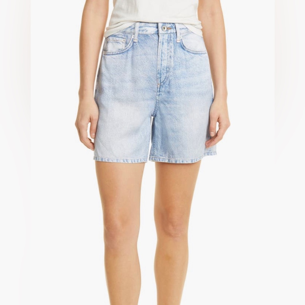 rag & bone Maya Liquid High Waist Denim Shorts